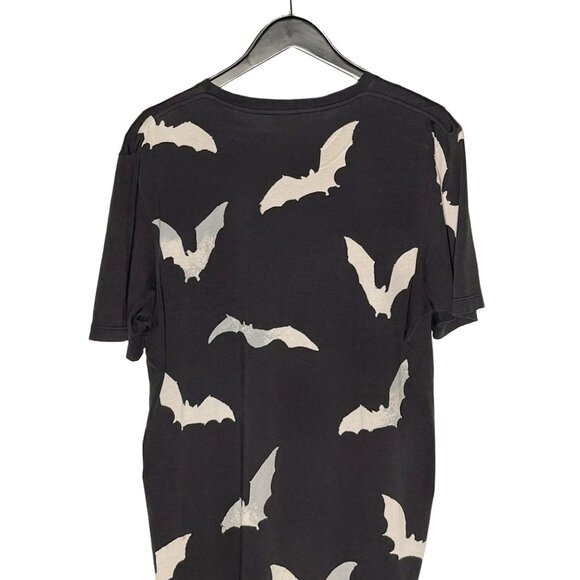 Saint Laurent SS19 Bat Prints Faded Black T-shirt - Picture 4 of 7